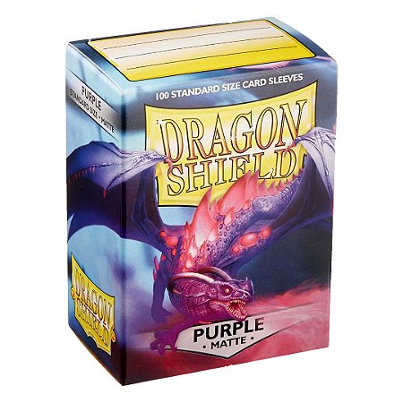 Dragon Shield Matte - Purple - Standard Size 88x63 (100 Shields)