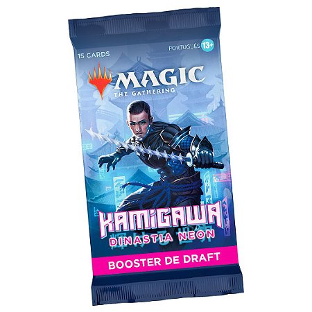 Booster de Draft (PT) - Kamigawa Dinastia Neon - Magic The Gathering - (Pré-Venda)