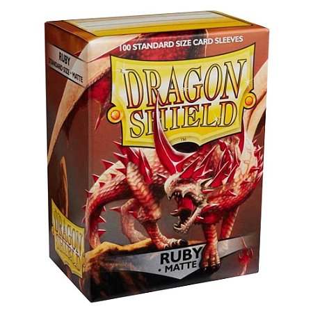 Dragon Shield Matte - Rubi - Standard Size 88x63 (100 Shields)