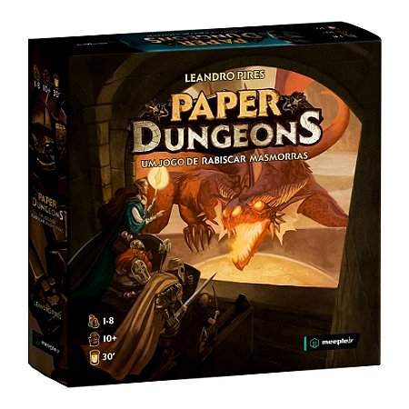 Paper Dungeons - Um Jogo de Rabiscar Masmorras