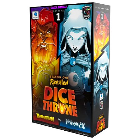 Dice Throne SE 01 - Bárbaro X Elfa da Lua