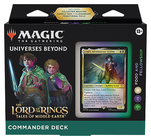 The Lord of the Rings: Tales of Middle-Earth - Commander Deck - Food and Fellowship - Magic: The Gathering