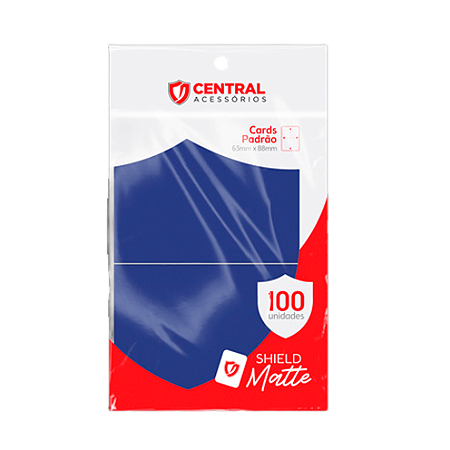 Central Shield – Matte: Azul Marinho