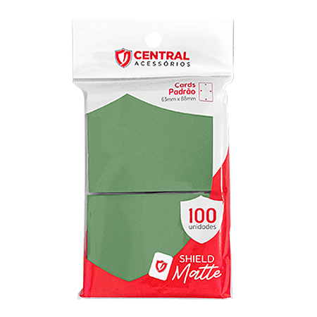 Central Shield – Matte: Verde Pastel