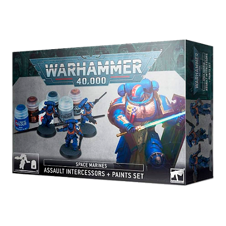 Warhammer 40k - Intercessors  - Space Marines + Paints Set