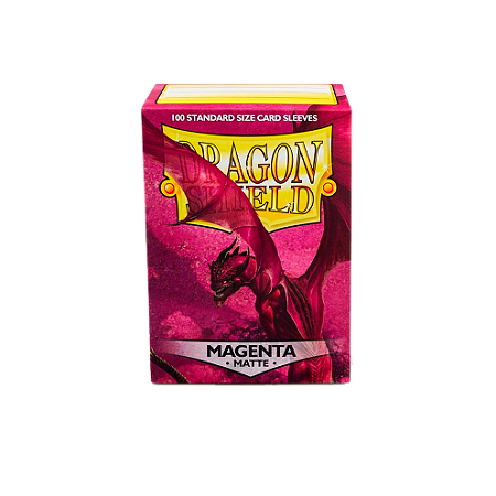 Dragon Shield Matte - Magenta - Standard Size 88x63 (100 Shields)