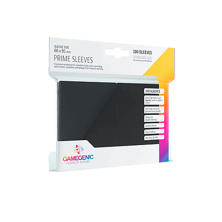 Gamegenic Prime Sleeves (Preto)
