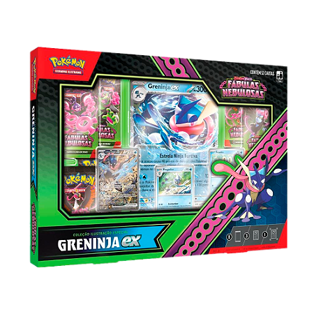 Fábulas Nebulosas - Box Greninja ex - EV6.5 - Pokémon