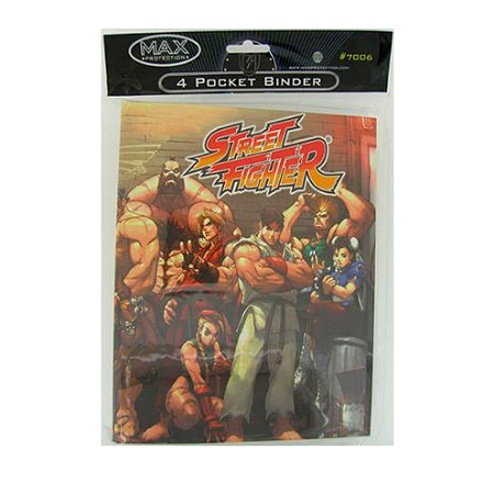 Street Fighter - Binder - 10 Folhas - 4 Bolsos