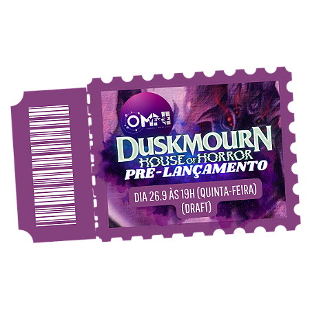 Ingresso para o Pré-lançamento de Duskmourn - dia 26.9 às 19h (quinta-feira) (Draft)