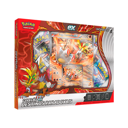 Destinos Paradoxais - Box Fogo Corrosão ex - Pokémon