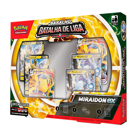 Baralho Batalha Deluxe - Miraidon Ex - Pokémon