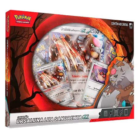 Ursaluna Lua Sangrenta Ex - Box Coleção - Pokémon