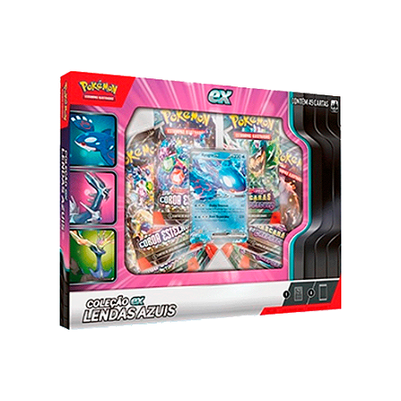 Lendas Azuis - Kyogre ex - Box Coleção - Pokémon