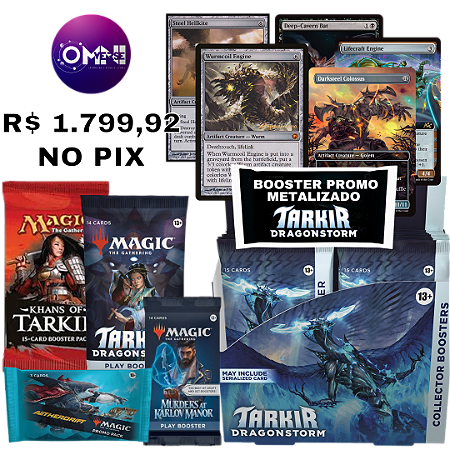 Tarkir: Dragonstorm - Collector Booster - MTG (inglês) - Promoção Caixa Fechada (Pré-venda)