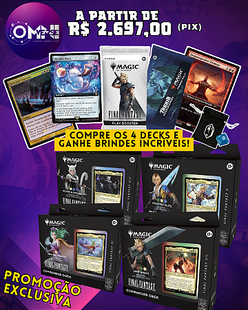 Final Fantasy - Commander Deck - 4 Decks - MTG