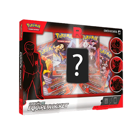 Box Coleção Ex Equipe Rocket - Pokémon