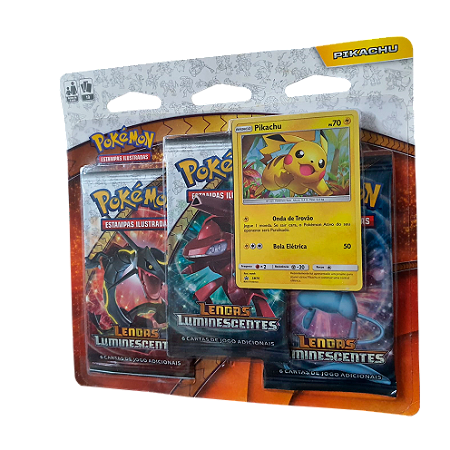 Lendas Luminescentes - Blister Triplo - Pikachu  - Pokémon