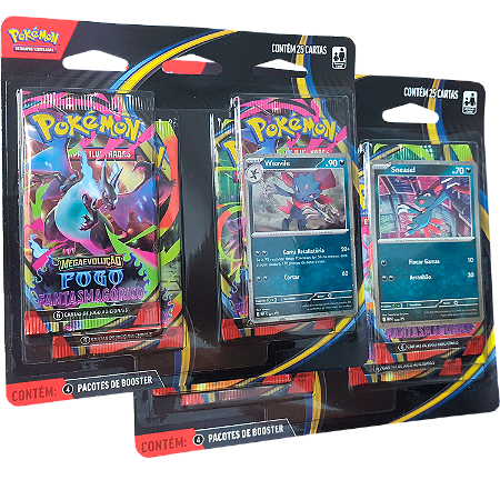 Fogo Fantasmagórico - Blister Quádruplo - ME02 - Pokémon