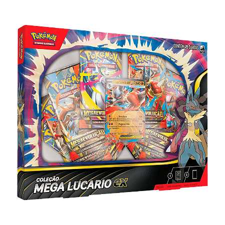 Mega Lucario Ex - Box Coleção - Pokémon