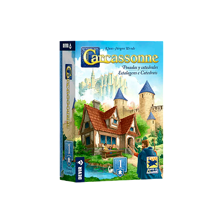 Carcassonne - Estalagens e Catedrais - Expansão 1 (Nova Edição)