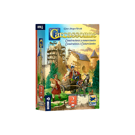 Carcassonne - Construtores e Comerciantes - Expansão 2 (Nova Edição)