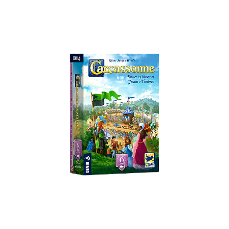 Carcassonne - Justas e Timbres - Expansão 6 (Nova Edição) (Pré-Venda)