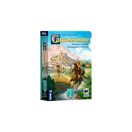Carcassonne - Mensageiros e Alcaides - Expansão 5 (Nova Edição) (Pré-Venda)