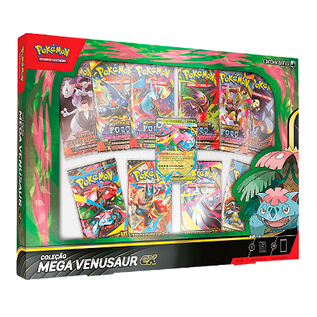 Mega Venusaur Ex - Box Coleção - Pokémon