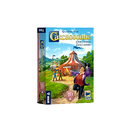 Carcassonne - Circos e Artistas - Expansão 10 (Nova Edição) (Pré-Venda)