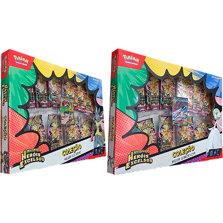Mega Lucario Ex & Mega Gardevoir - Box Coleção - Pokémon (Pré-Venda)