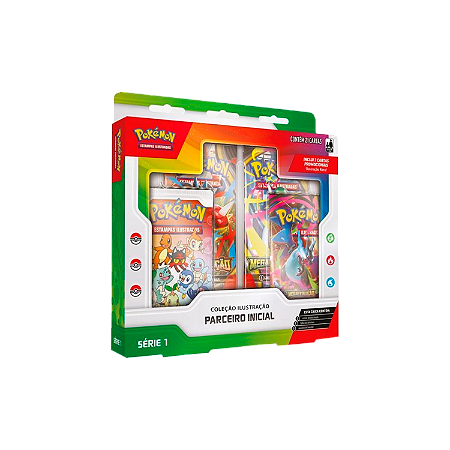 Box Coleção - Ilustração Parceiro Inicial - Hérois Excelsos - Pokémon (Pré-Venda)