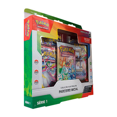 Box Coleção - Ilustração Parceiro Inicial - Hérois Excelsos - Pokémon