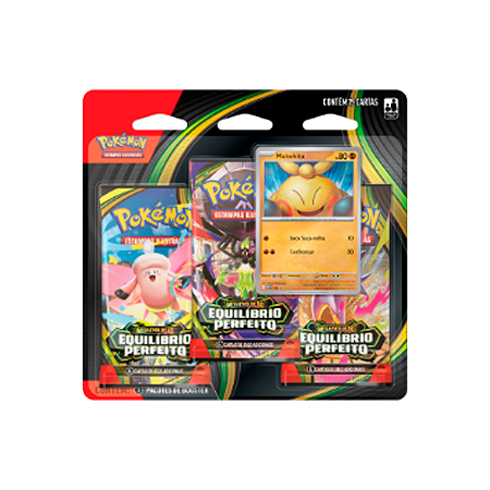 Equilíbrio Perfeito - Blister Triplo - Makuhita - ME03 - Pokémon (Pré-Venda)