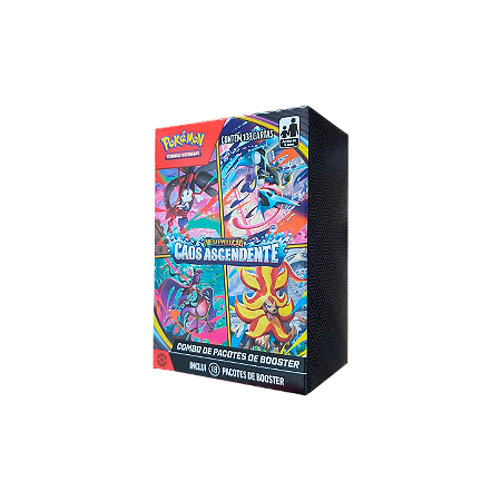 Caos Ascendente - Combo de Pacotes - Pokémon (Pré-Venda)