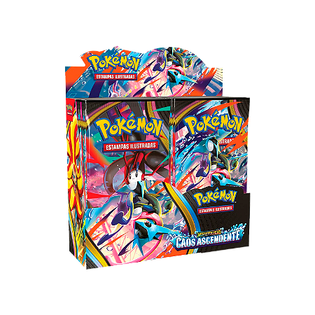 Caos Ascendente - Caixa de Booster - ME04 - Pokémon (Pré-Venda)