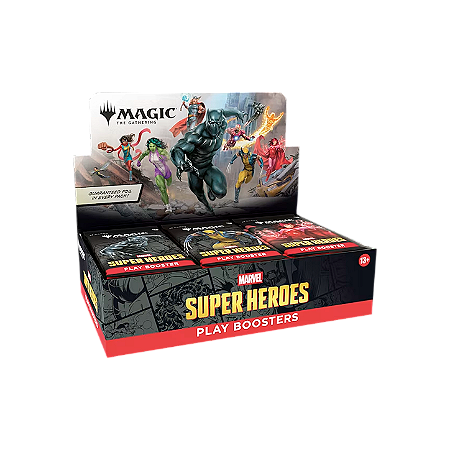 Marvel Super Heroes - Play Booster - MTG (inglês) - Promoção Caixa Fechada (Pré-Venda)