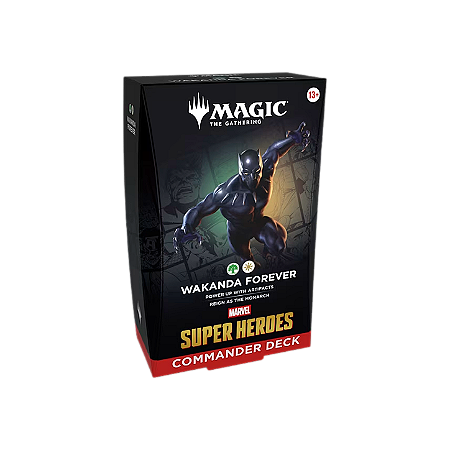 Marvel Super Heroes - Commander Deck - Wakanda Forever - MTG (Pré-Venda)