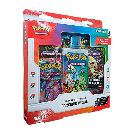 Box Coleção - Ilustração Parceiro Inicial Série 2 - Pokémon