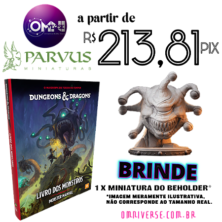 Dungeons & Dragons: Monster Manual - Livro dos Monstros (5.5e) (Pré-Venda)
