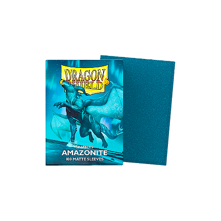 Dragon Shield: Standard Matte Sparkles (100u): Amazonite