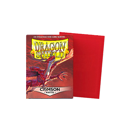 Dragon Shield: Standard Matte (100u): Crimson