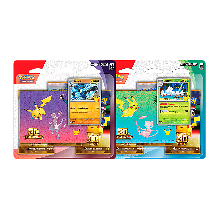 Celebração de 30 Anos - Blister Triplo - Pokémon (Pré-Venda)