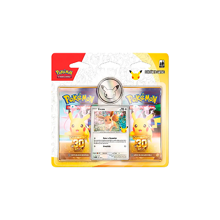 Celebração de 30 Anos - Blister Duplo - Eevee - Pokémon (Pré-Venda)