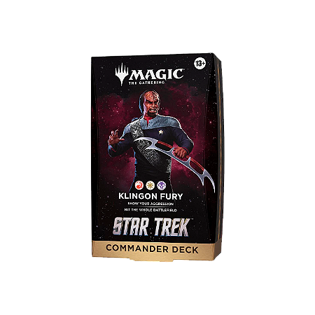 Star Trek - Commander Deck - Klingon Fury - MTG (Pré-Venda)