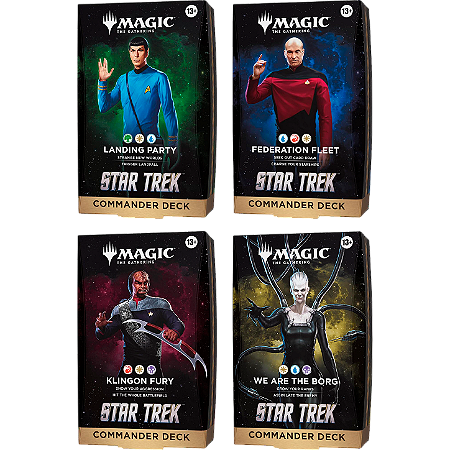 Star Trek - Commander Deck - 4 Decks - MTG (Pré-Venda)