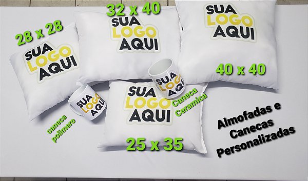 Almofadas e Canecas Personalizadas