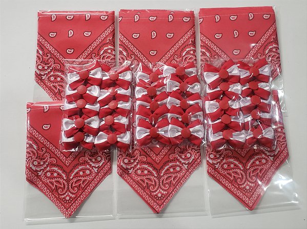 Conjunto Bandanas e Laços