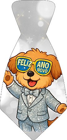 Gravatas De Ano Novo Grande C/10 Unidades