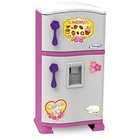 Refrigerador Geladeira Infantil Casinha Flor ref: 0453.2